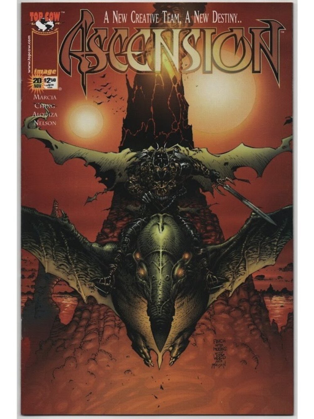 Ascension 20 Top Cow Image Comics 1999 VF+ 8.5 David Finch Brian Ching